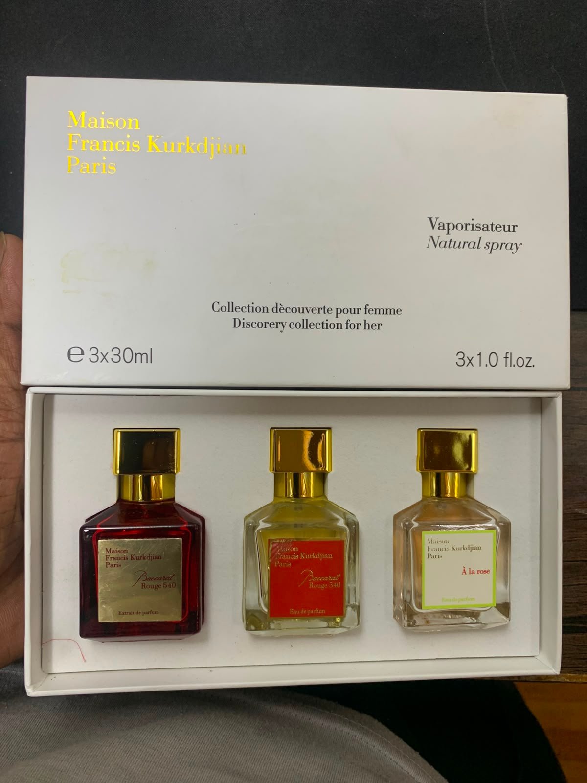 Maison Francis Kurkdjian 3本セット Maison Francis Kurkdjian Paris 3 In 1 Gift Set 3x30mL | Scentaurus