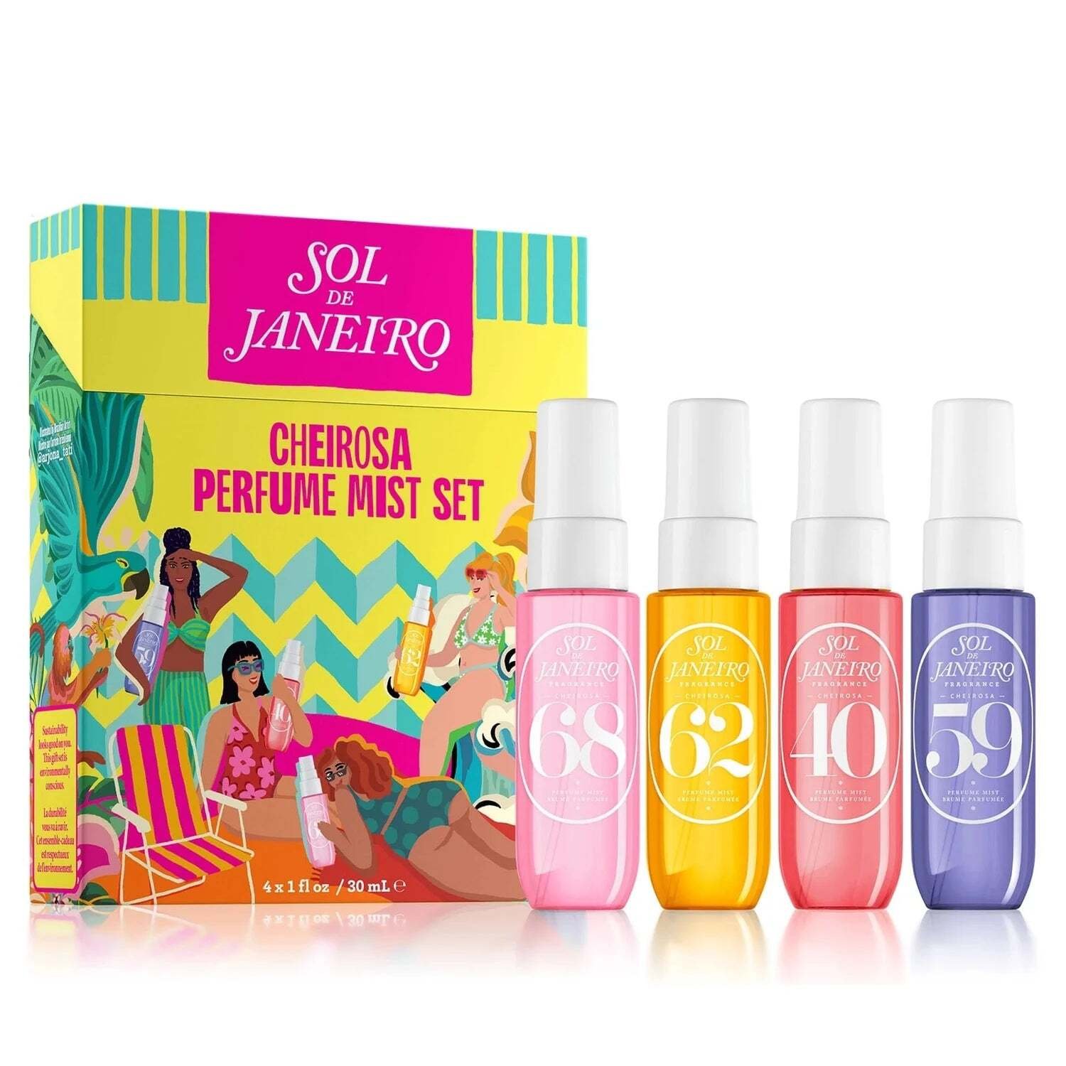 Sol De Janeiro Cheirosa 4 In 1 Perfume Mist Set 4x30mL Sol De Janeiro Cheirosa 4 In 1 Perfume Mist Set 4x30mL